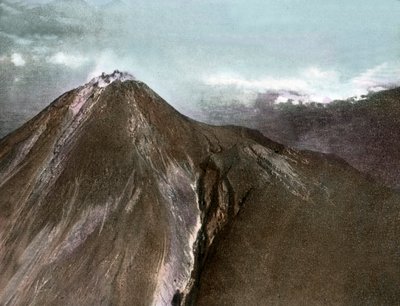 Vulcano Merapi sull