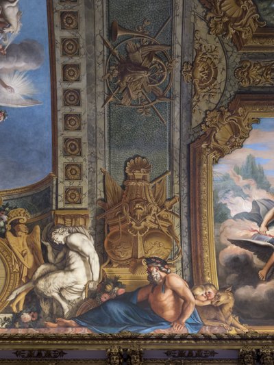 Figure mitologiche. Decorazione dipinta di François Perrier da Unbekannt