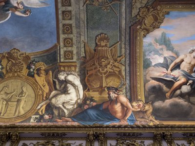 Figure mitologiche. Decorazione dipinta di François Perrier (1594-1649) da Unbekannt