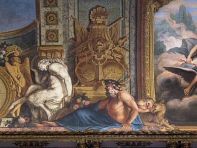 Figure mitologiche. Decorazione dipinta da François Perrier da Unbekannt