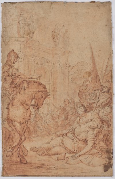 Scena mitologica () da Unbekannter Künstler
