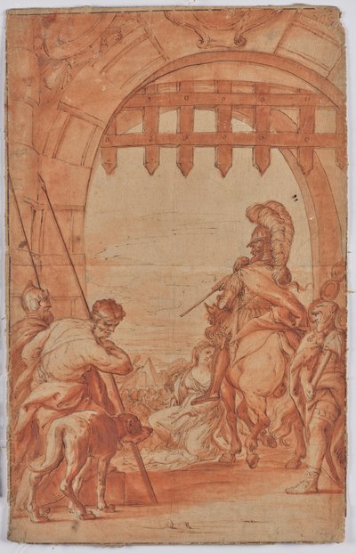Scena mitologica () da Unbekannter Künstler