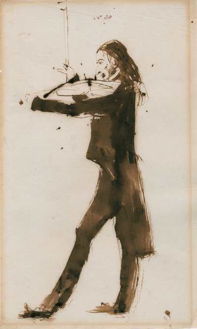 Niccolò Paganini - ritratto da Unbekannt