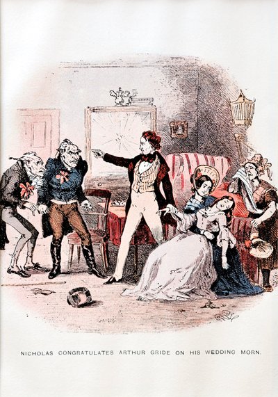 Nicholas Nickleby di C. Dickens - illustrazione da Unbekannt