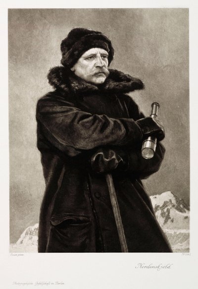 Nils Adolf Erik Nordenskjold, geologo e esploratore artico svedese, c 1880 da Unbekannt