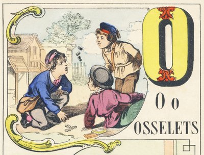 O : osselets - Alfabeto dei giochi da Unbekannt