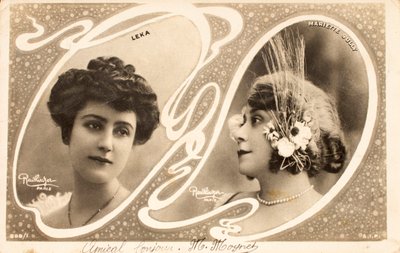 Vecchia cartolina/Leka/Mariette Sully (1874-1940)/Attrice da William M. Timlin