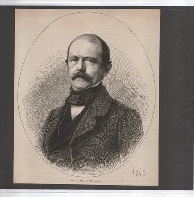 Otto von Bismarck-Schönhausen da Unbekannter Künstler