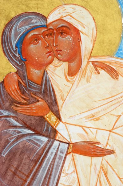 Dipinto della Visitazione nel monastero ortodosso di Ain Kerem da Unbekannt