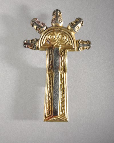 Coppia di fibule, Alemanni, 500-600 da Unbekannt