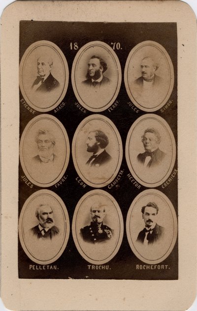 Comune di Parigi (1871): ritratto di politici francesi del Partito Socialista da Unbekannt