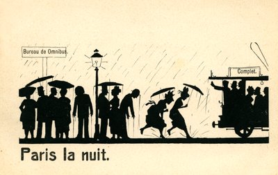 Parigi di notte da Unbekannter Künstler