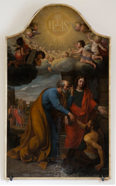 Chiesa parrocchiale (Nederbrakel, Parochiekerk Sint-Pieter-in-de-Banden). Interno. da Unbekannter Künstler