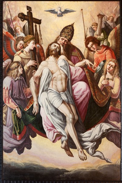 Chiesa parrocchiale (Parochiale kerk Sint-Dionysius van Lede). Interno. Il coro. Un dipinto. Assunzione. da Unbekannter Künstler