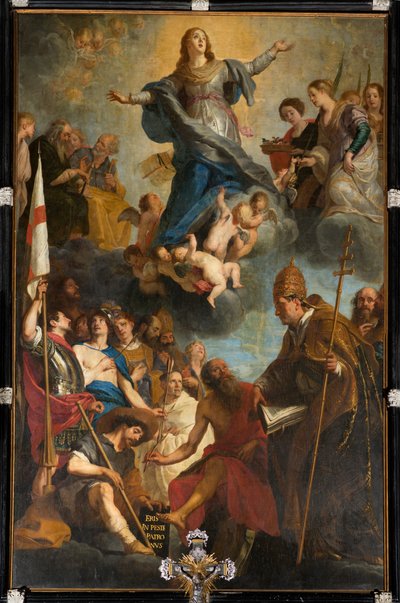 Chiesa parrocchiale (Parochiekerk Onze-Lieve-Vrouw). Interno. Altare maggiore. Dipinto. da Unbekannter Künstler