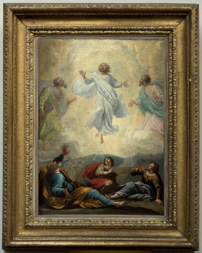 Chiesa parrocchiale (Parochiekerk Sint-Amandus en Sint-Blasius). Dipinto. Trasfigurazione di Gesù. Anonimo. da Unbekannter Künstler