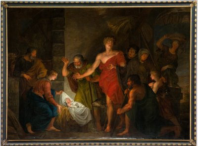 Chiesa parrocchiale (Parochiekerk Sint-Salvator). Interno. Dipinto. da Unbekannter Künstler
