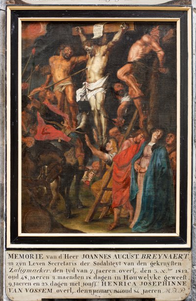 Chiesa parrocchiale (Parochiekerk Sint-Walburga). Dipinto. da Unbekannter Künstler