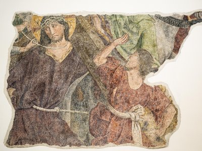 Passione di Cristo, affresco nel Duomo di Graz, Graz, Stiria, Austria, Europa da Unbekannter Künstler