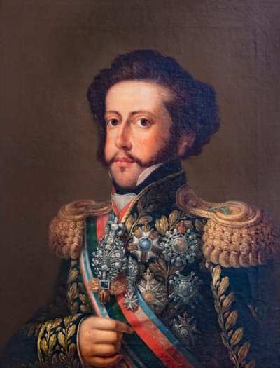Pedro I del Brasile e IV del Portogallo. Ritratto. da Alec Hunter
