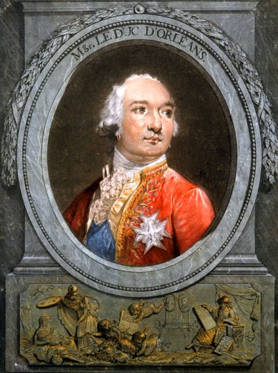 Philippe Egalité, c. 1789 da Unbekannter Künstler