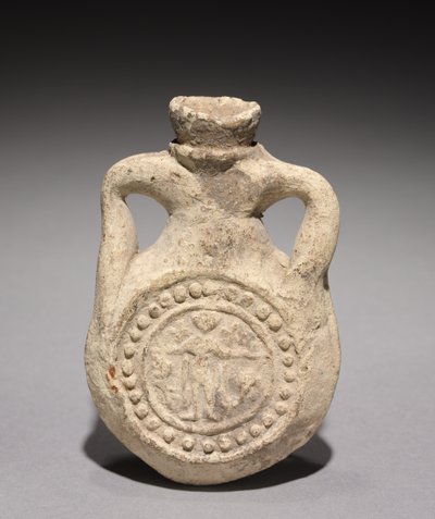 Fiasca del pellegrino con San Mena, 500-700 da Unbekannt