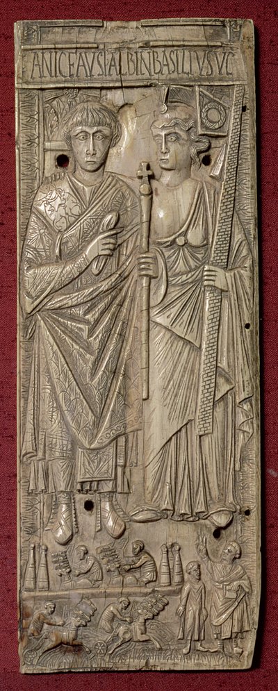Placca raffigurante Basilisco, Imperatore d