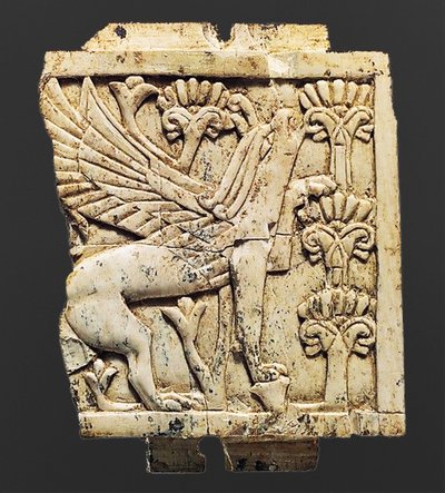 Placca raffigurante un grifone, Nimrud, Mesopotamia, VIII-VII secolo a.C. da Unbekannt