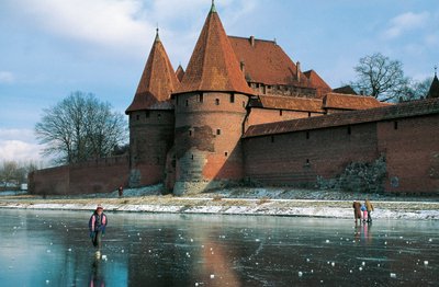 Polonia, Voivodato della Pomerania, Malbork, Castello, Fortezza gotica costruita dall