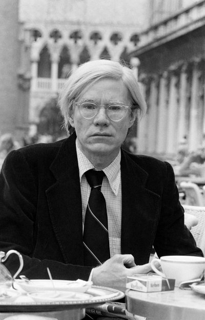 Artista pop art Andy Warhol a Venezia 1977 da Unbekannt
