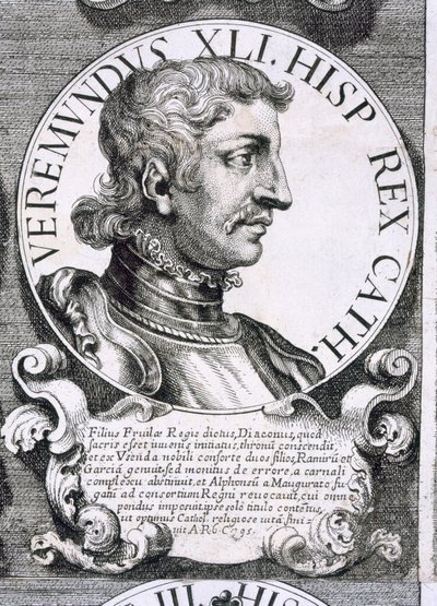Ritratto di Bermundo I da Unbekannt