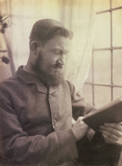 Ritratto di George Bernard Shaw da giovane da Unbekannt