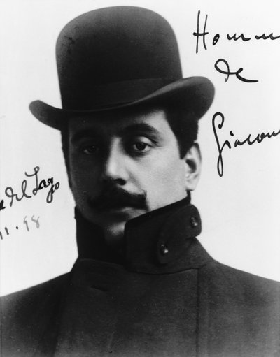Ritratto di Giacomo Puccini da Unbekannt