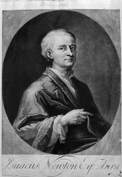 Ritratto di Isaac Newton (1642-1727) da William M. Timlin