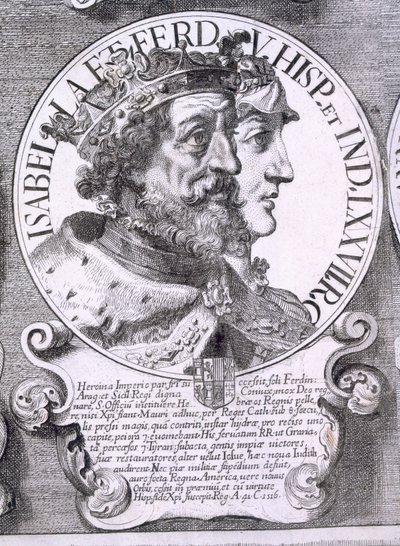 Ritratto di Isabella I e Ferdinando V di Castiglia da Unbekannt