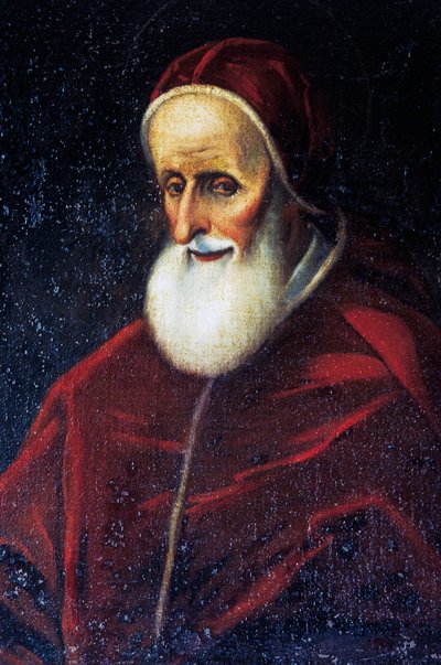 Ritratto di Papa Pio V da Benjamin Baud
