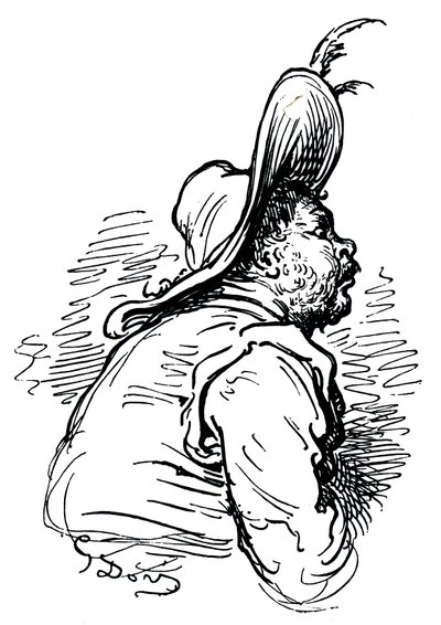 Ritratto di Sancho Panza da Unbekannter Künstler