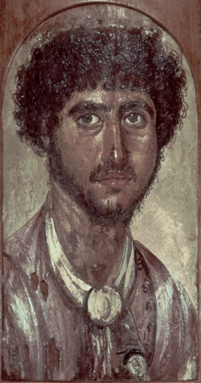 Ritratto di un greco, da Fayum, romano-egiziano da Unbekannt