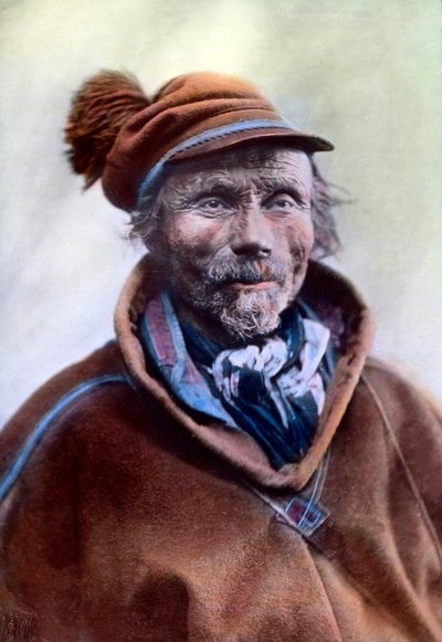 Ritratto di un vecchio della Finlandia da Unbekannter Künstler