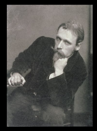 Ritratto fotografico di Walter Crane (1845-1915) di Frederick Hollyer (1837-1933) 1886 da Unbekannt