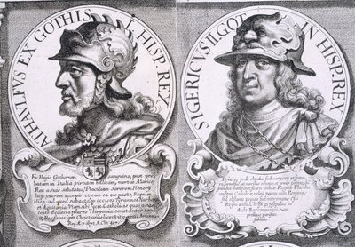 Ritratti di Ataulfo e Sigerico da Unbekannt