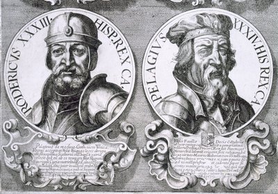 Ritratti di Roderico e Pelagio da Unbekannt