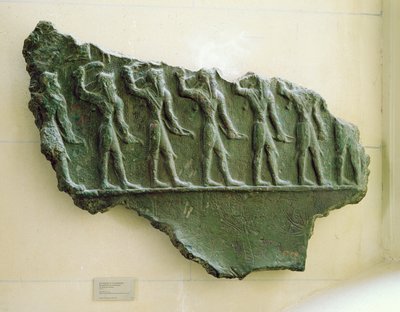 Processione di guerrieri elamiti, Susa, Iran, Periodo Elamita, c.1150 a.C. da Unbekannt