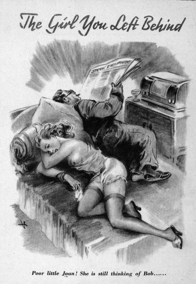 Propaganda. La ragazza che hai lasciato. 1941 da Unbekannt