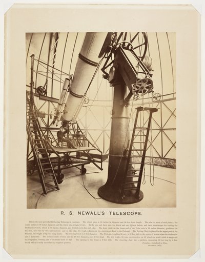 Telescopio di R S Newall da Unbekannter Künstler