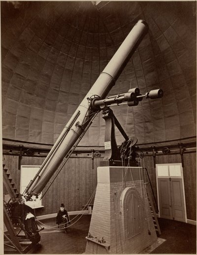 Telescopio rifrattore con montatura equatoriale, Washington DC, USA da Unbekannt