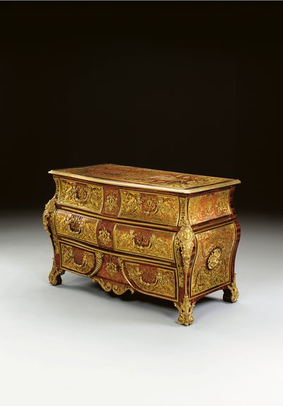Comò en tombeau in marqueterie Boulle Régence, XVIII - XIX secolo da Unbekannt