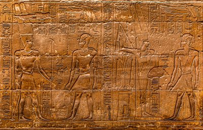 Rilievo, Tempio di Luxor, Tebe, Egitto, Africa da Unbekannter Künstler