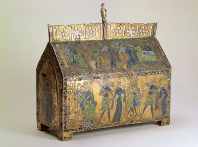 Cofanetto reliquiario con scene della vita di Santa Valeria, Limoges, c.1175 da Unbekannt