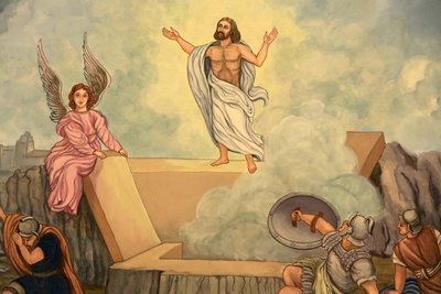 Resurrezione di Cristo, Eglise Saint-André, Domancy da Unbekannter Künstler